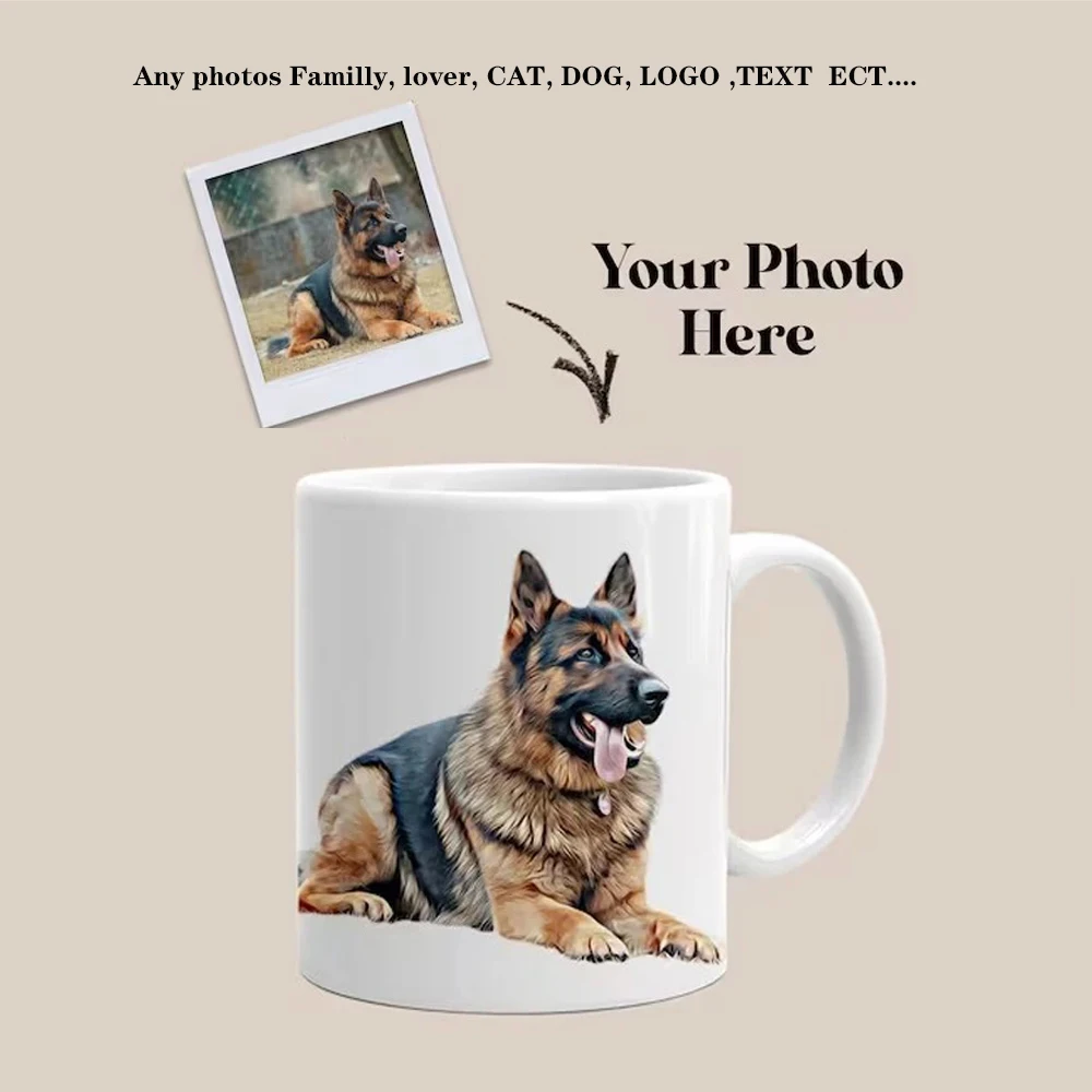Coffee Tea Images - Caneca personalizada com sua foto, copo