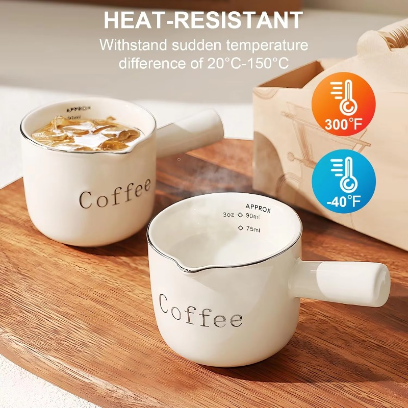 Coffee Tea With Milk - Mini xícara de café de cerâmica