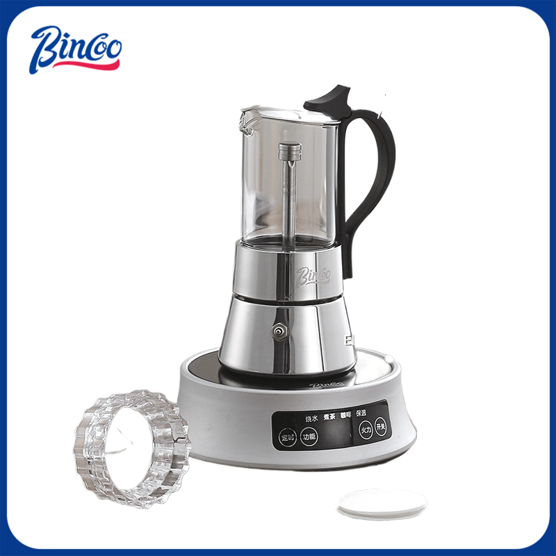 Moka Pot Stove - Cafeteira Moka BINCOO de Aço Inoxidável