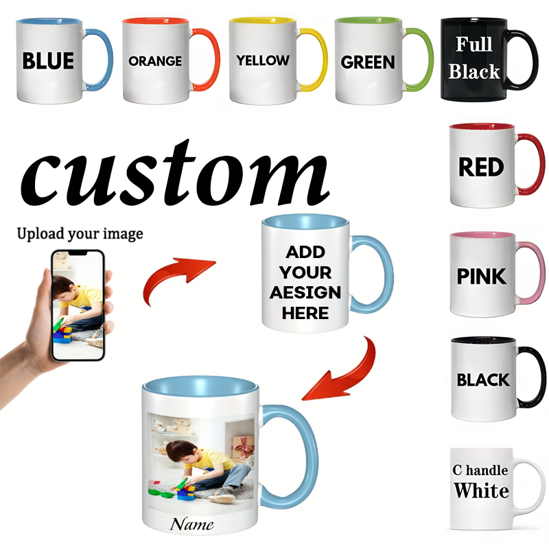 Coffee Tea Name - Caneca Personalizada de 11oz, Copo com
