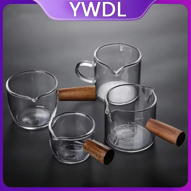 50-250ml alça de madeira copo  - Barista Milk Jug avaliação e preço