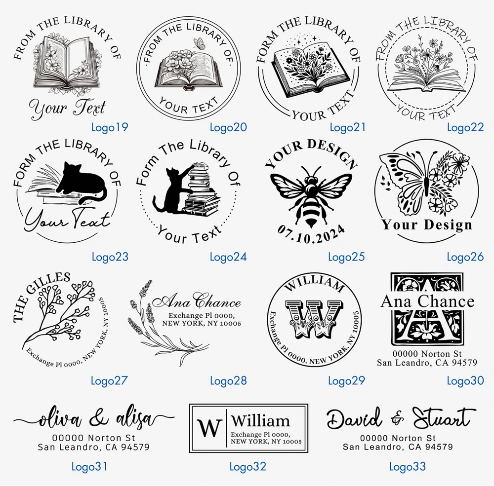 Carimbo Personalizado com Logo - Coffee Tea Name avaliação e preço